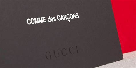 comme de garcons gucci|Comme Des Garçons x Gucci Capsule Collection Teaser.